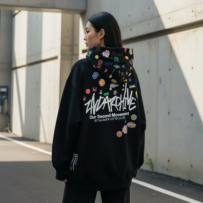 Mini Graphic Hoodie - Back