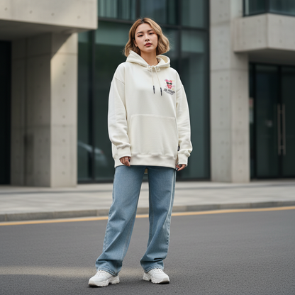 Pink Leopard Sunglasses Hoodie Front