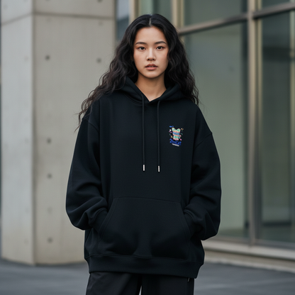 Reflective 2nd Cat Hoodie - Front