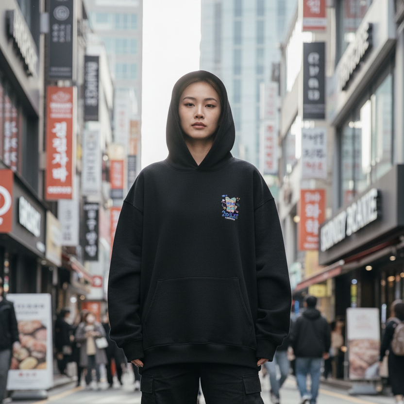 Reflective Cat Hoodie Lifestyle