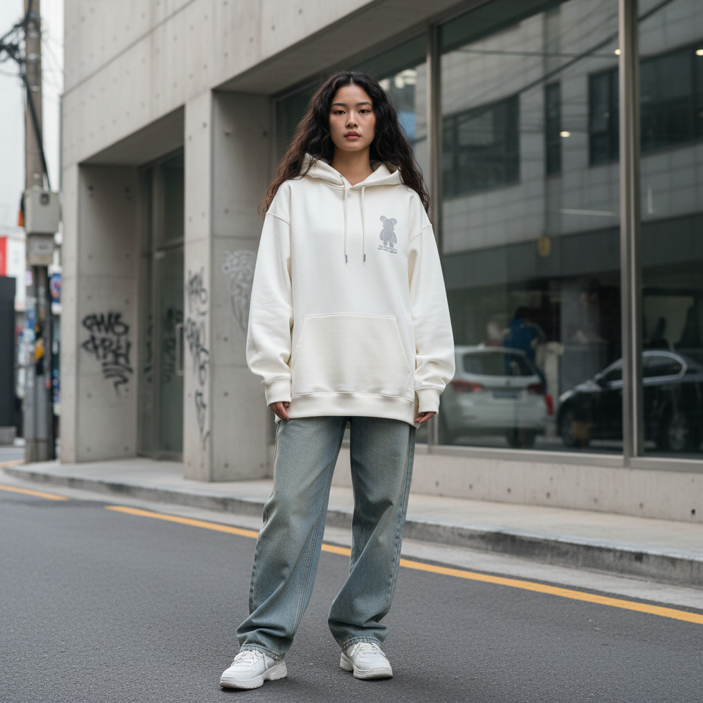 リフレックスベアーパーカー 韓国ストリート | Reflective Bear Hoodie リフレックスベアーパーカー 韓国ストリート | Reflective Bear Hoodie