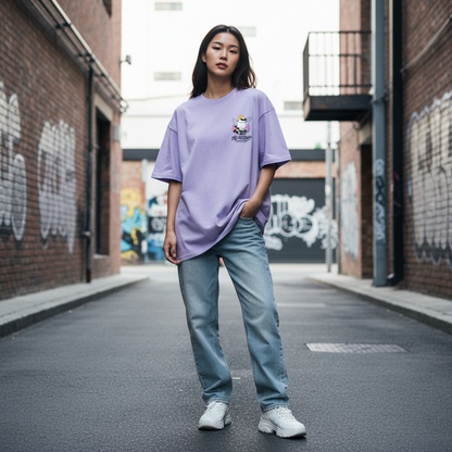 Vinyl Cat T-shirt Lifestyle - Fixed