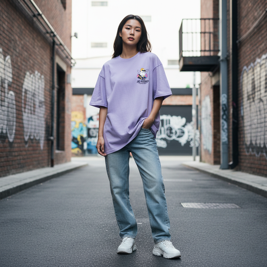 Vinyl Cat T-shirt Lifestyle - Fixed